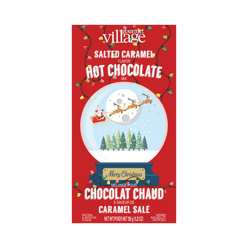 SALTED CARAMEL SNOWGLOBE HOT CHOCOLATE