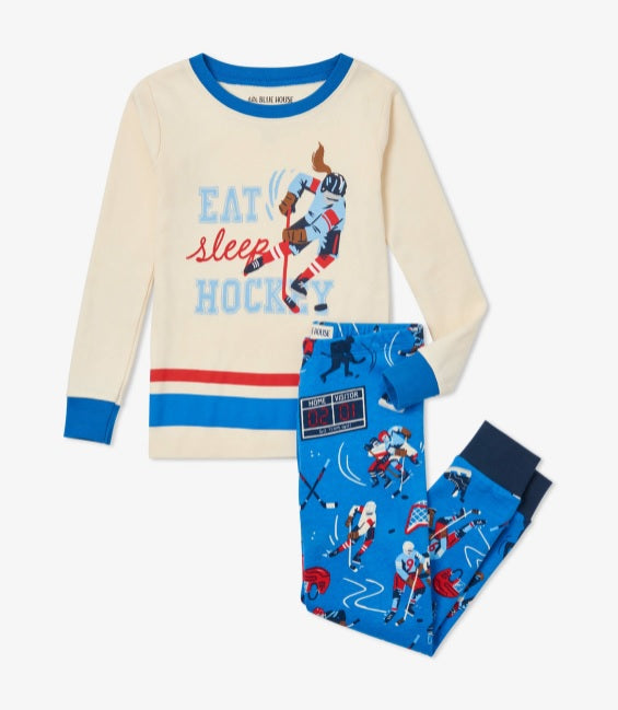 FRENCH BLUE KIDS HOCKEY CHAMPS PJ SET