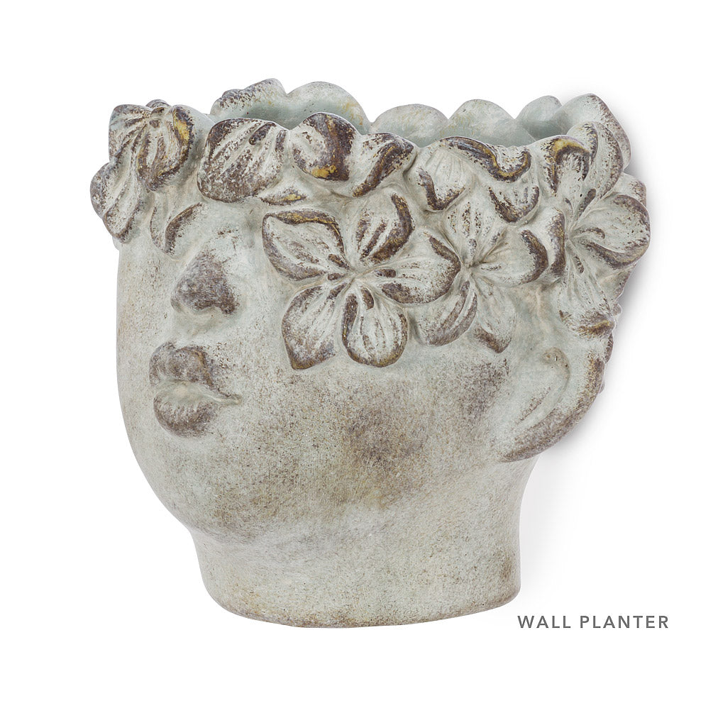 LARGE KISSING FACE WALL PLANTER