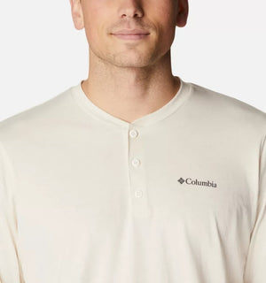 MEN'S THISTLETOWN HILLS HENLEY - CHALK HEATHER