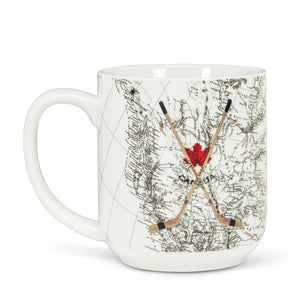 HOCKEY STICK AND MAP MUG