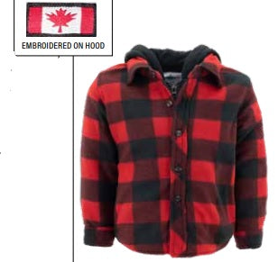 YOUTH RED PLAID JACKET