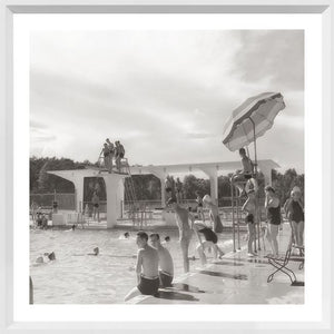 SUNDAY AT THE POOL II, 1942 33X33"