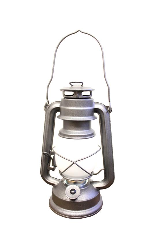 GUN METAL TORCH LIGHT LANTERN