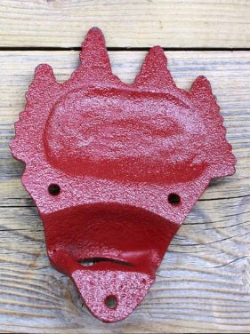 HAPPY CAMPER BOTTLE OPENER WALL MOUNTED
