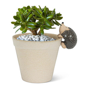 CLIMBING HEDGEHOG POT HANGER 3.5"L