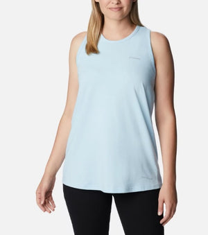 WOMEN'S SUN TREK RACERBACK TANK SPRING BLUE