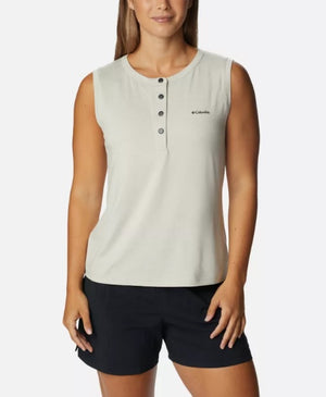 WOMEN'S CORAL RIDGESLEEVELESS TOP DARK STONE