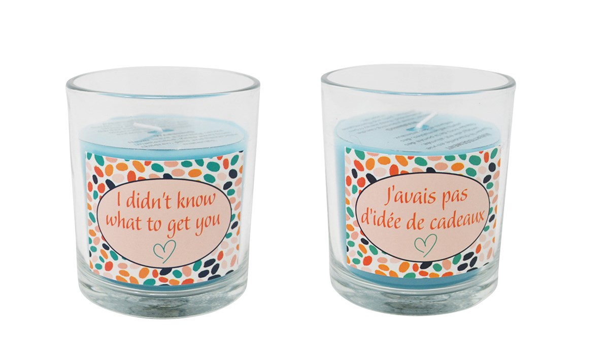 UNSCENTED I DIDN'T KNOW WHAT TO GET YOU CANDLE