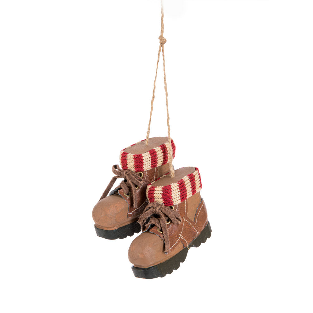ABBOTT - PAIR OF HIKING BOOTS ORNAMENT