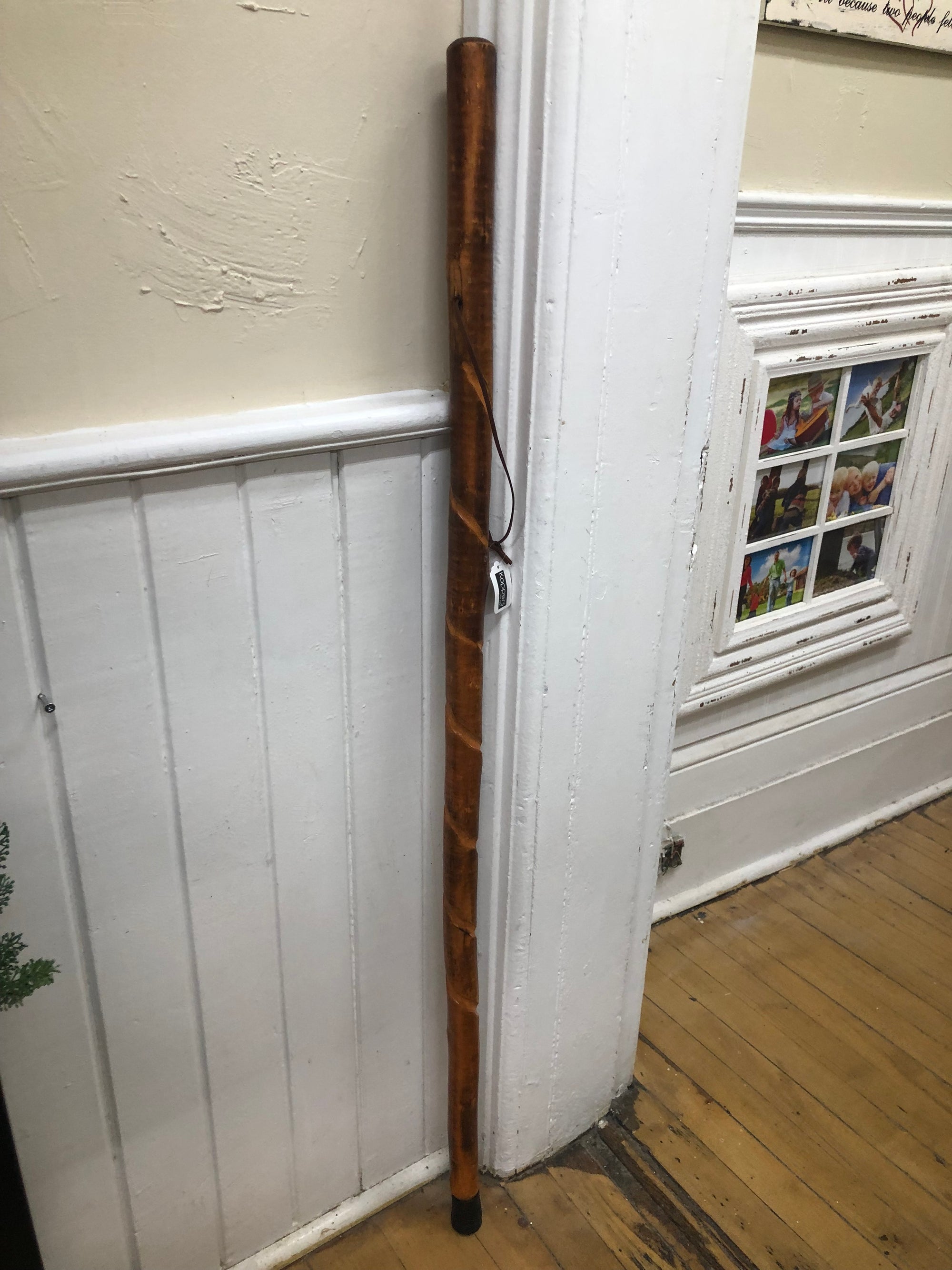WOOD GROVED WALKING STICK