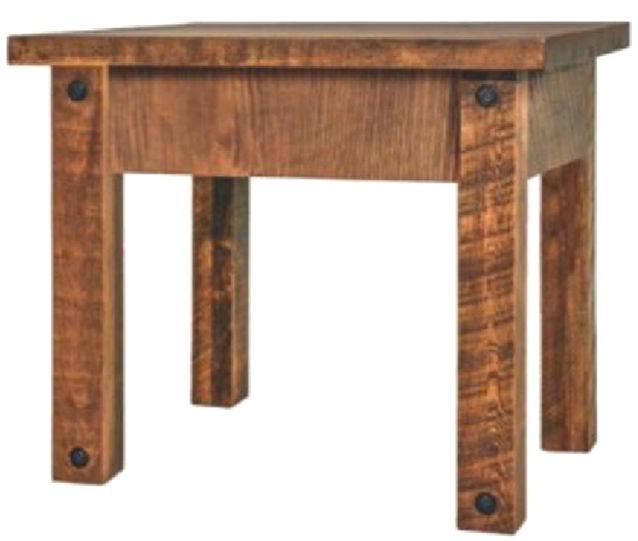 RUFFSAWN ADIRONDACK END TABLE Lockside Trading Company