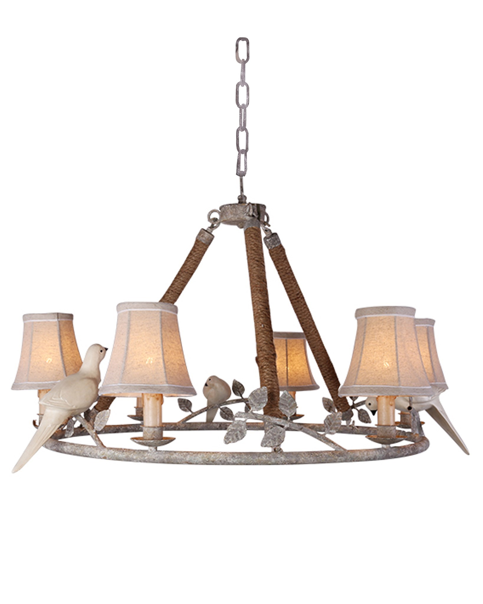 Birds On Branch Chandelier Ceiling Light