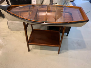 CONSOLE TABLE WHITE CANOE