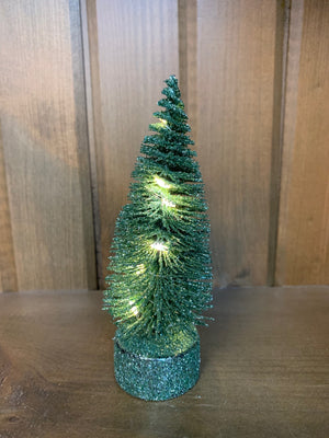 LED BOTTLE BRUSH GLITTER TREE