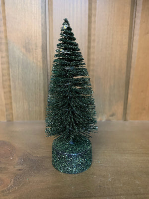 LED BOTTLE BRUSH GLITTER TREE