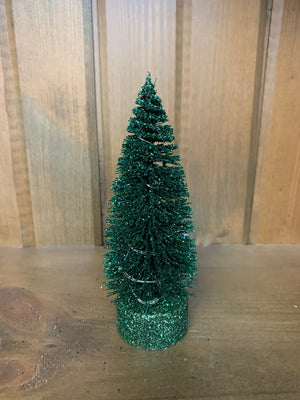 LED BOTTLE BRUSH GLITTER TREE