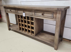 ARK - Ashlyn Buffet Wine Rack (Weathered)