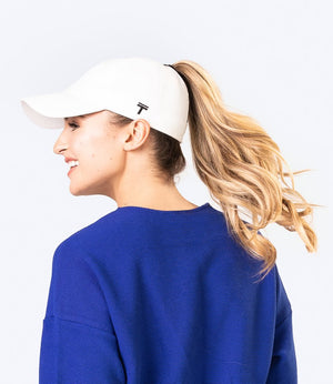 TOP KNOT - WOMEN'S CAP - WHITE