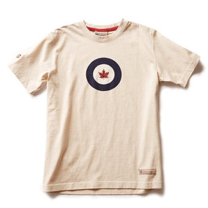 RED CANOE - RCAF MEN'S T-SHIRT - STONE