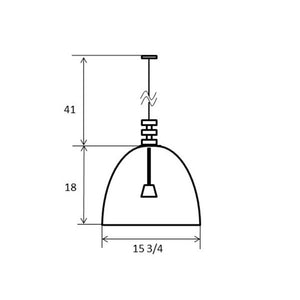 Industrial Bling Ceiling Light