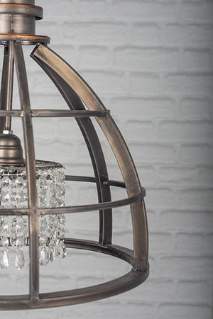 Industrial Bling Ceiling Light