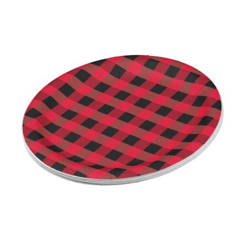 BUFFALO CHECK CERAMIC SERVING PLATE