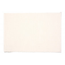 WHITE RIBBED PLACEMAT